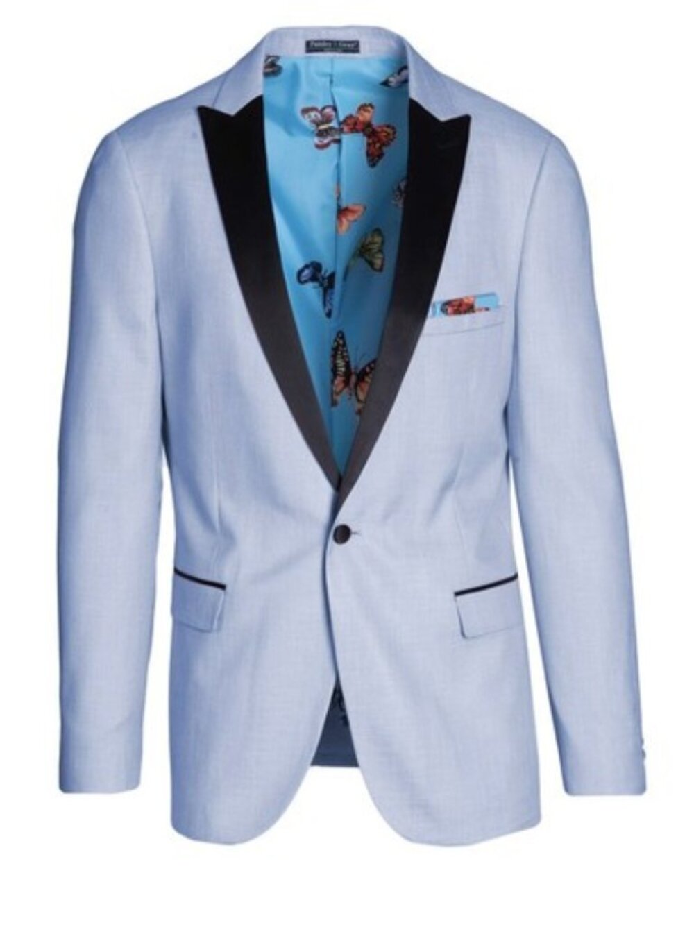 NWT Paisley & Gray 36R Men's Blue Suit Blazer Jacket 5326J Grosvenor Peak Tux
